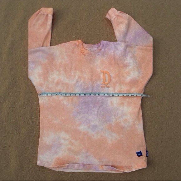 Disneyland Spirit Jersey – Tie-Dye Lightweight Pink Orange Size Medium - Picture 4 of 9